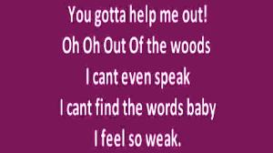 Taylor Swift Out Of The Woods Lyrics