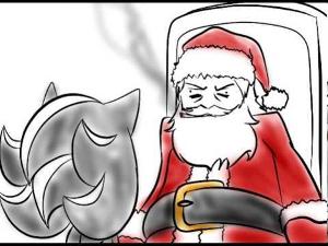 Shadow The Hedgehog Happy Christmas