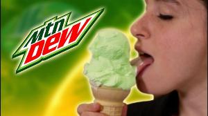 DIY Mountain Dew Ice Cream