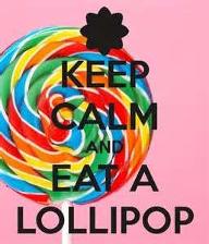 ~ 'The Keep Calm And...' ~ nr. 1 'Keep calm and eat sweets!'