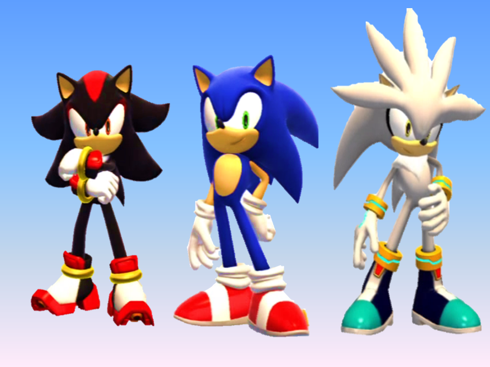 Sonic vs Shadow vs Silver. Соник Сильвер и Шедоу vs. Шедоу vs Соник vs Сильвер. Шедоу против Соника.