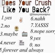 Does your crush like you back? (4)