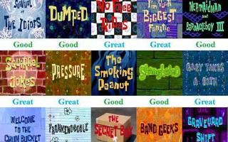 SpongeBob SquarePants Trivia Fun