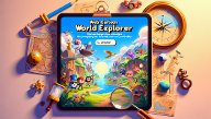 Web Cartoon World Explorer