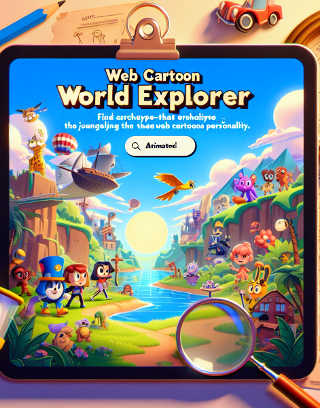 Web Cartoon World Explorer