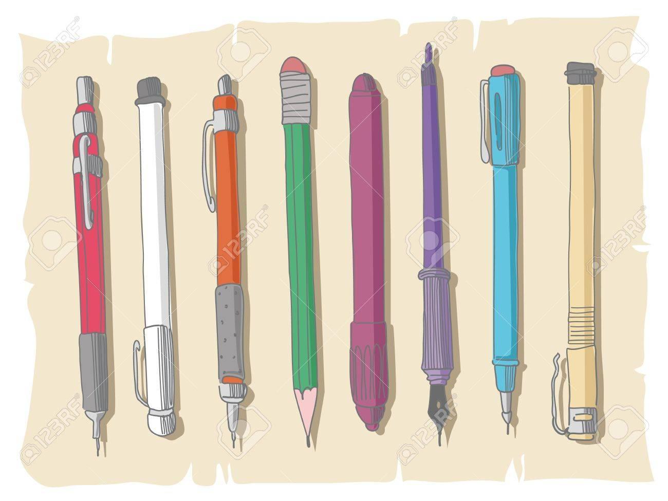 writing-utensils-vector-art-graphics-freevector