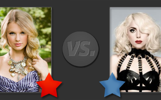 Are you taylor swift or lady gaga?