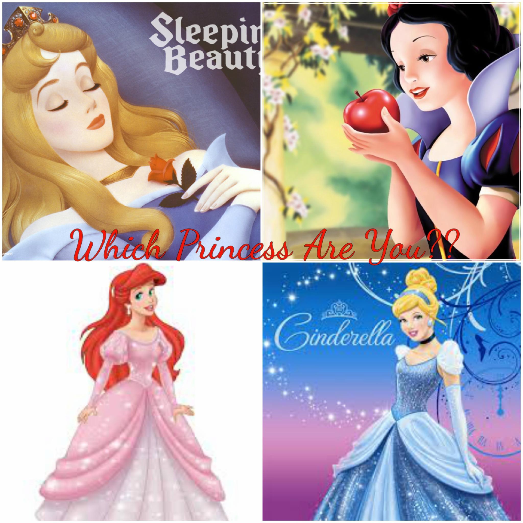 Which princess are you?!?!? - Personality Quiz