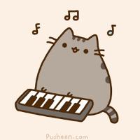 Piano Pusheen