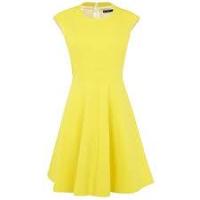 Short-Sleeved Yellow Dress