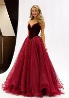 Red Velvet Gown