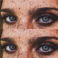 hazel eyes