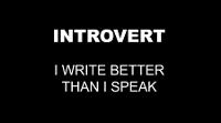 YOURE AN INTROVERT!