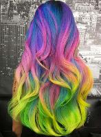 rainbow neon