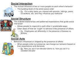 How do you describe your social interactions?