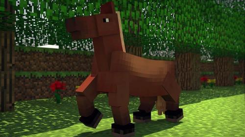 NEXT! Creepers are weird, so lets move on! I think you can agree. Anyway. this is just a simple true or false question: A horse can be equipped with a chest. (And don't eenie meenie miney mo it...like my friend did.)