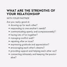 What is your relationship's biggest strength?