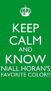 Me: Cool Niall: I don't know what to ask anymore! Thinking makes me hungry! Me: Agh! I'll ask then while you think. So what's your favorite color and pls do not hate me!