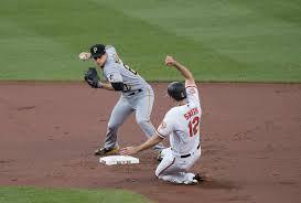 In terms of defense, what is a double play?