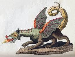 Which ancient civilization believed dragons were noble creatures associated with water and rainfall?