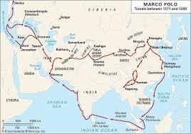 Which famous explorer traveled a route similar to the Silk Road?