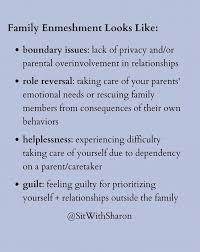 What can lead to enmeshed family dynamics?