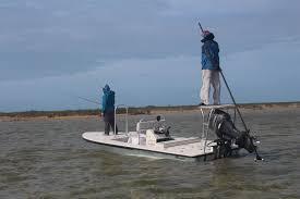 Which type of fishing boat is specifically designed for fly fishing?