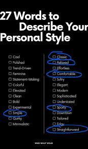 1. How do you describe your style?