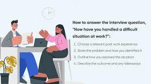 1. How do you handle a challenging situation?