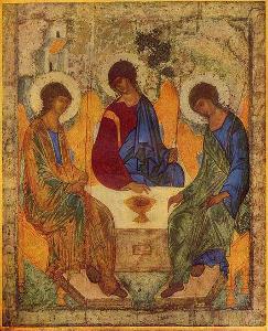 The Trinity is often depicted as a...