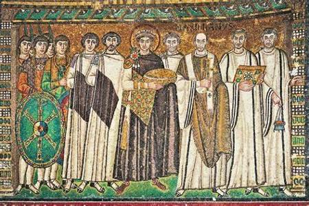 Who proclaimed himself the first emperor of the Byzantine Empire?