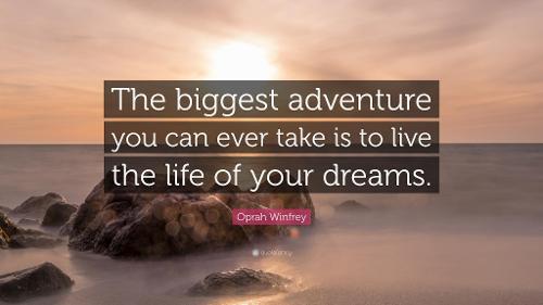 What is your dream adventure?