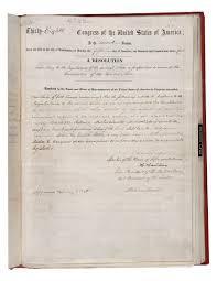 Which amendment to the U.S. Constitution officially abolished slavery?