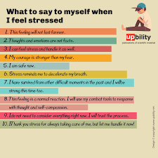 What do you do when you feel stressed?