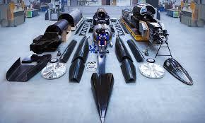 What type of engine powers the ThrustSSC?