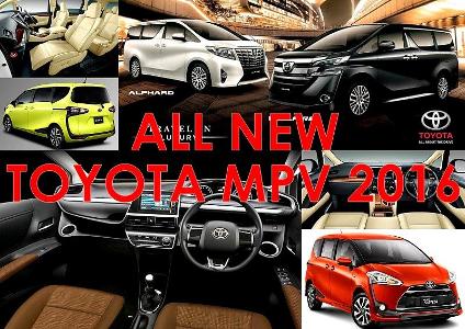 What is Toyota's luxury MPV called in the international market?