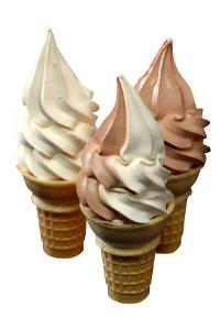 Chocolate, vanilla, or twist soft serve?