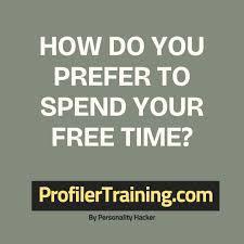 How do you prefer to spend your free time?