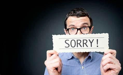 What is your approach to apologizing in a relationship?