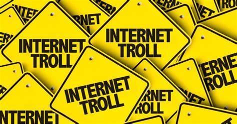 How do you react to online trolls?