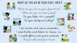 In your free time, you enjoy: