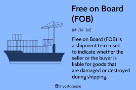 What does FOB stand for in international trade?