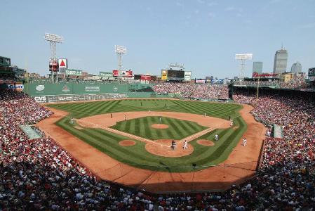 Which stadium is home to the Boston Red Sox?