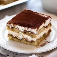 Which dessert is known for having layers of coffee-soaked ladyfingers and mascarpone cheese?