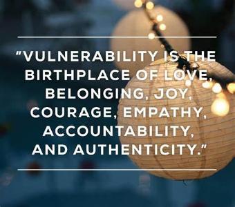 What is the role of vulnerability in building intimacy?