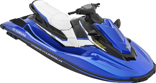 What is the maximum speed of a high-performance jet ski?