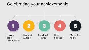 How do you celebrate achievements?