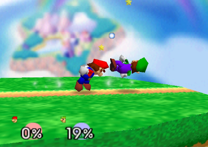 In Super Smash Bros. (64), Mario's Up Smash is the strongest Up Smash in the game yet is tied with one more fighter. That fighter is...