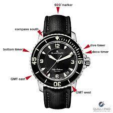 What is the purpose of the bezel on a dive watch?