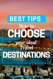 What is your ideal travel destination?